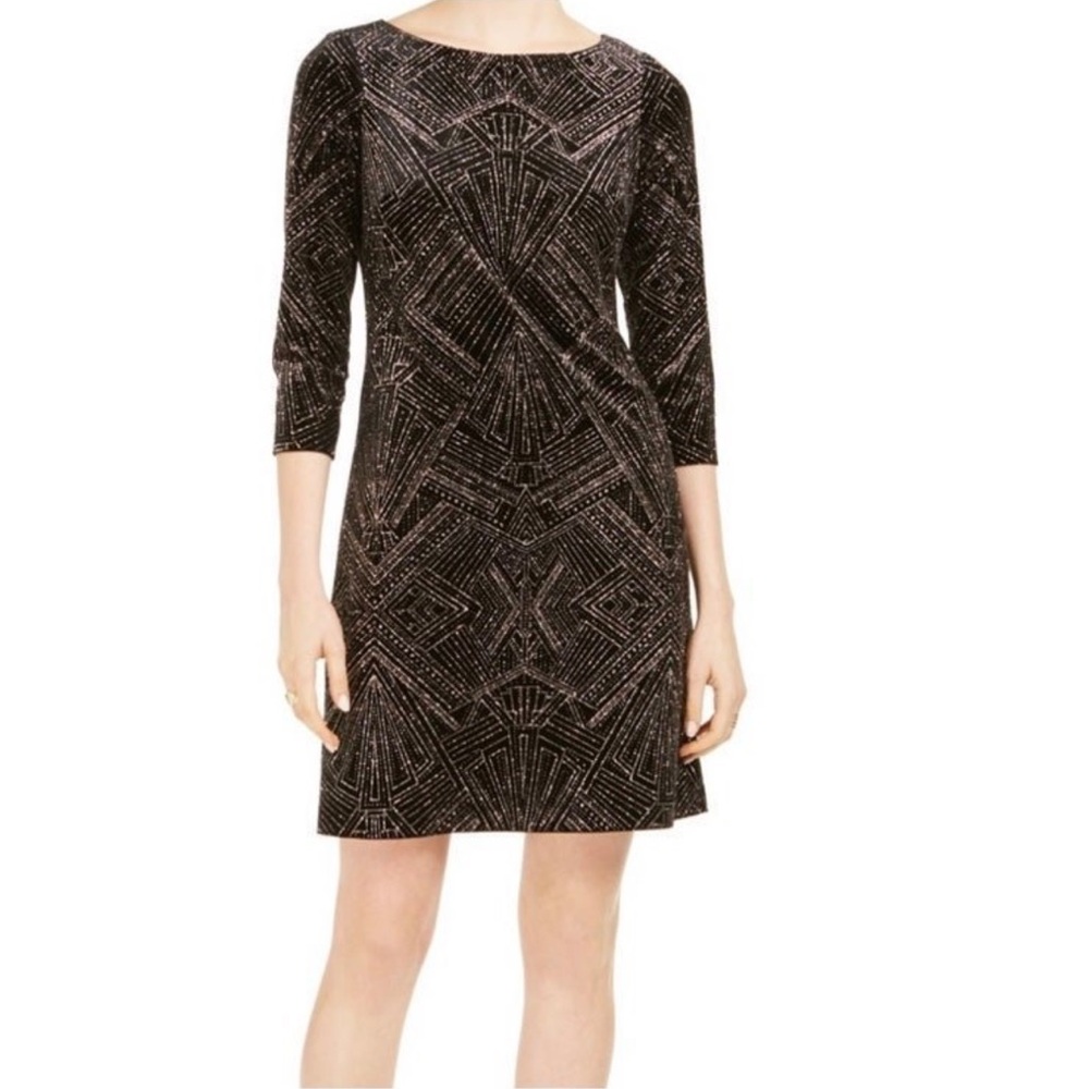 Glitter Shift Dress